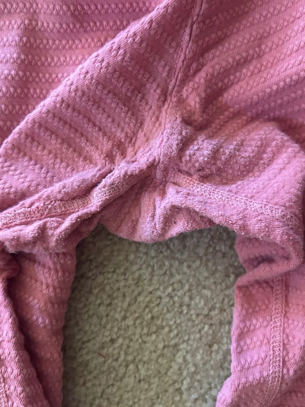 Big Bud Press Honeycomb Easy Pants - Raspberry Sorbet XL - Picture 7 of 8